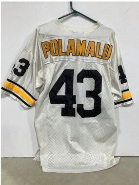 Troy Polamalu #43 Pittsburgh Steelers Players of the Century Jersey XL/52 (USED)